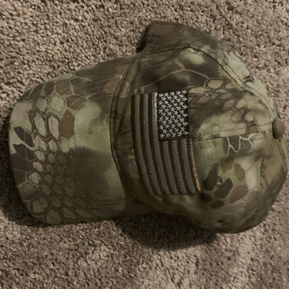 CAMO American Flag Hat